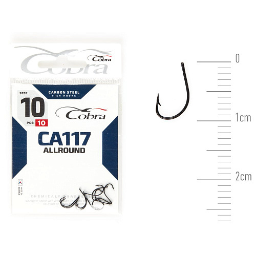 Крючки Cobra Allround FUNA сер. CA117 разм. 010 10шт.