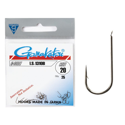 Крючки Gamakatsu LS-1310B HOOKS BRONZE разм. 20 25шт.