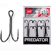 Крючки-двойники Lucky John PREDATOR сер. LJH121 разм.K001/0 6 шт.