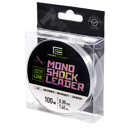 Леска моно. Feeder Concept MONO SHOCK LEADER Clear 100/030