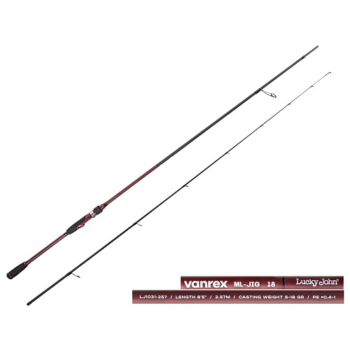 Удилище спин. Lucky John Vanrex ML-JIG 18 8'5"/2.57