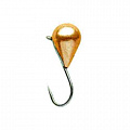 Мормышка вольфрамовая Lucky John КАПЛЯ с петелькой 040/C