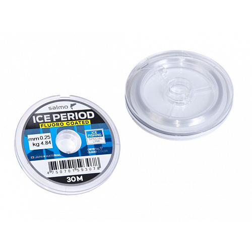 Леска монофильная зимняя Salmo ICE PERIOD FLUORO COATED 030/025