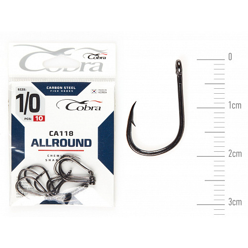 Крючки Cobra Allround HANNA сер. CA118 разм. K001/0 10шт.