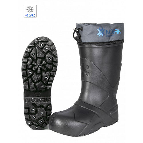 Сапоги зим. Norfin BERINGS SPIKE с манж. и шипами антрац. -45С EVA р.40-41