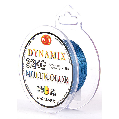 Шнур плетёный WFT KG ROUND DYNAMIX Multicolor 300/035