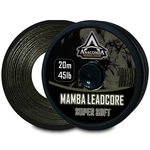 Ледкор Anakonda SUPER SOFT MAMBA Matte Green 45lb 20м