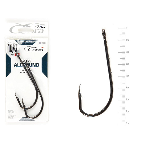 Крючки Cobra Allround BAITHOLDER сер. CA129 разм. K010/0 2шт.