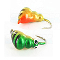 Мормышка вольфрамовая Lucky John МУРАВЕЙ крашеная с петелькой 050/54
