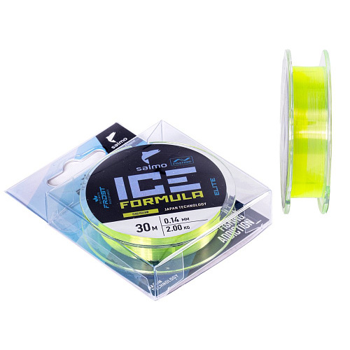 Леска моно. зим. Salmo Elite ICE FORMULA Fluo Yellow 030/014