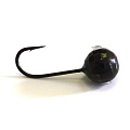 Мормышка вольфрамовая Lucky John ШАР гран. с отверстием и кембриком 040/31