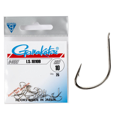 Крючки Gamakatsu LS-1810B HOOKS BRONZE разм. 10 25шт.