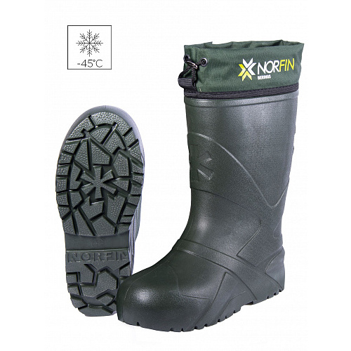 Сапоги зим. Norfin BERINGS с манж. олив. -45С EVA р.42-43