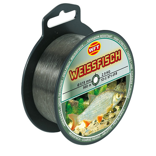 Леска моно. WFT Zielfisch WEISSFISCH (МИРНАЯ РЫБА) 500/018