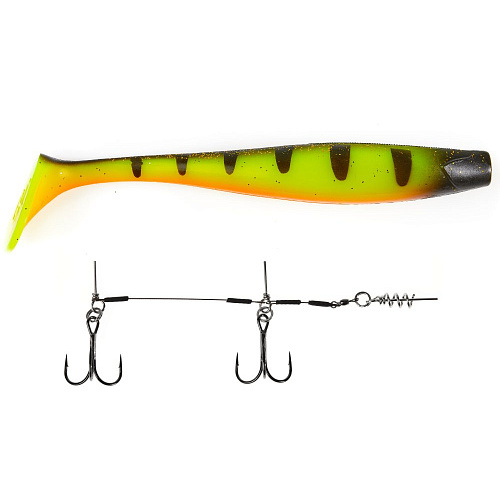 Виброхвост LJ 3D BBS Series KUBIRA SWIM SHAD 9.0in (22,86)/PG14 1шт.+Stinger L