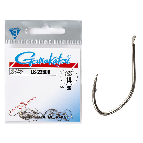 Крючки Gamakatsu LS-2260B HOOKS BRONZE разм. 14 25шт.