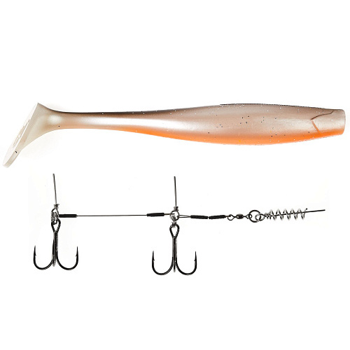 Виброхвост LJ 3D BBS Series GIANT KUBIRA SWIM SHAD 10.3in (26,00)/PG18 1шт.+Stinger XL