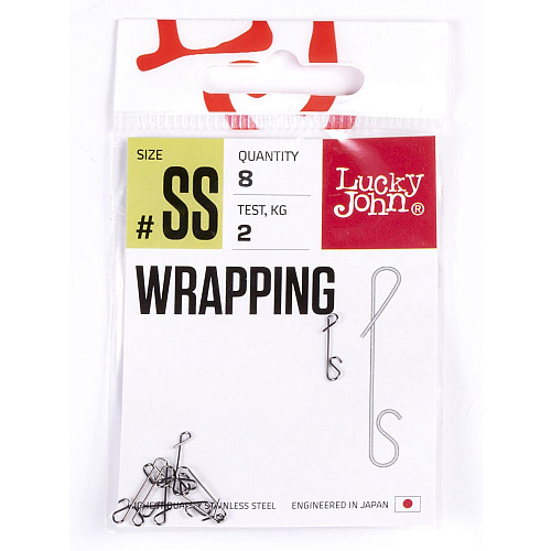 Соединители безузл. LJ Pro Series WRAPPING 001SS 04кг 8шт.