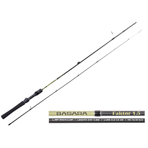 Удилище спин. Lucky John Basara FAKTOR 1.5 5'6"/1.68