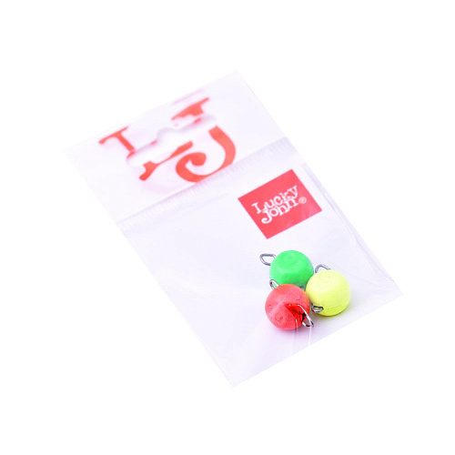 Груз-головки разборные Lucky John BALL RGY MIX1 10.0г 3шт