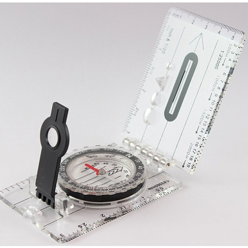 Компас СЛЕДОПЫТ с визиром и линейкой