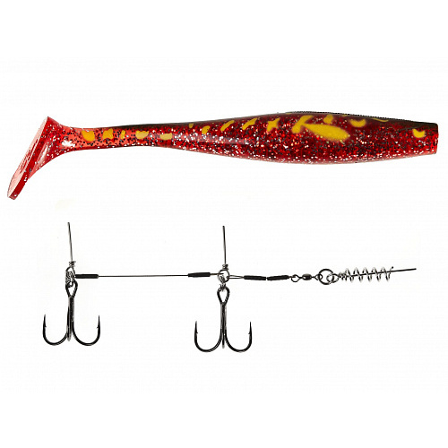 Виброхвост LJ 3D BBS Series GIANT KUBIRA SWIM SHAD 10,3in (26,00)/PG25 1шт.+Stinger XL