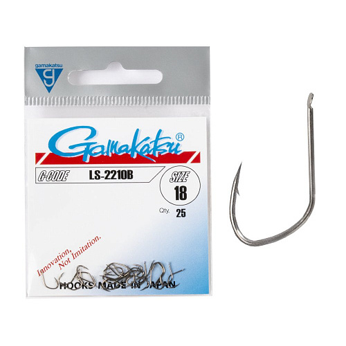 Крючки Gamakatsu LS-2210B HOOKS BRONZE разм. 18 25шт.