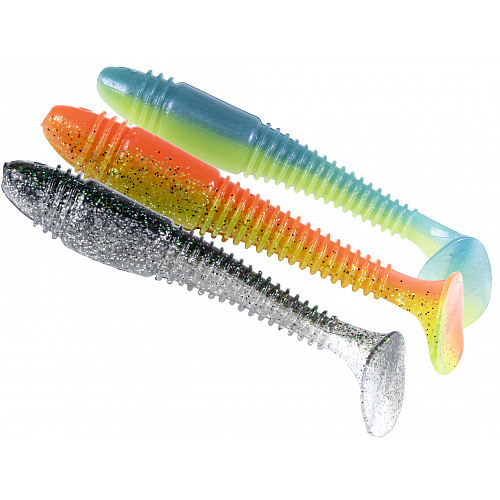 Виброхвосты съедоб. искусст. LJ Pro Series TIOGA FAT 5.8in (14.70)/MIX3 3шт.