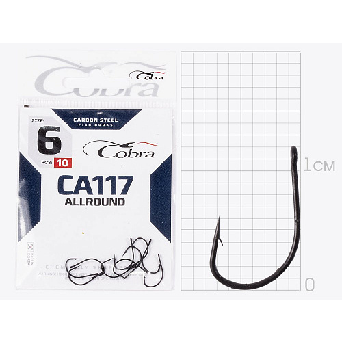 Крючки Cobra Allround FUNA сер. CA117 разм. 006 10шт.