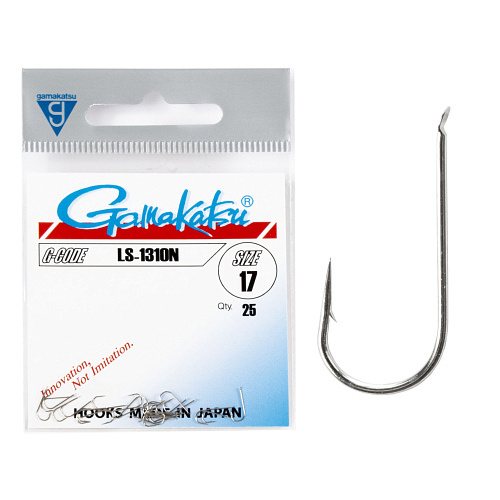 Крючки Gamakatsu LS-1310N HOOKS NICKEL разм. 17 25шт.