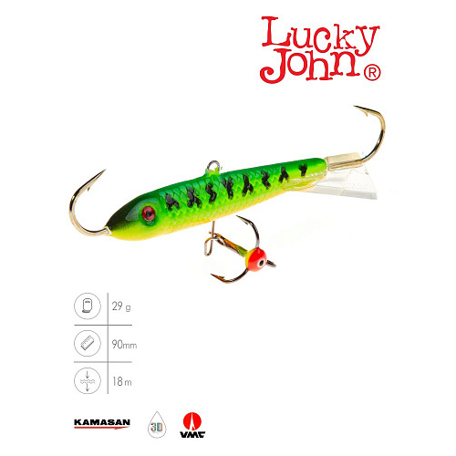Балансир Lucky John CLASSIC 9 с тр. 85мм/20 блистер