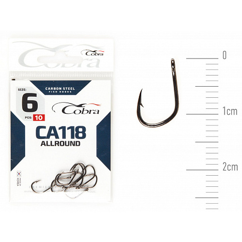 Крючки Cobra Allround HANNA сер. CA118 разм. 006 10шт.