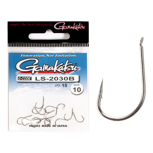 Крючки Gamakatsu LS-2030B NEW LABEL HOOKS BRONZE разм. 10 15шт.