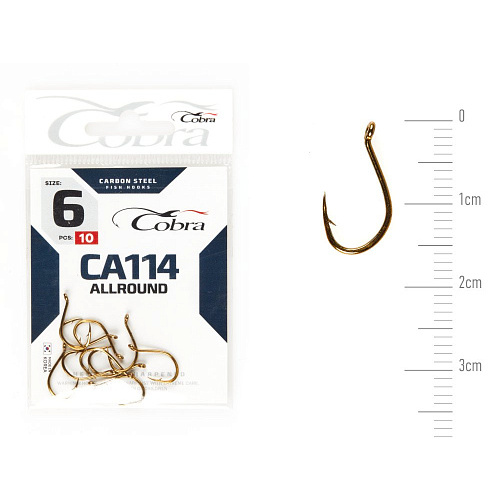 Крючки Cobra Allround BEAK сер. CA114 разм. 006 10шт.