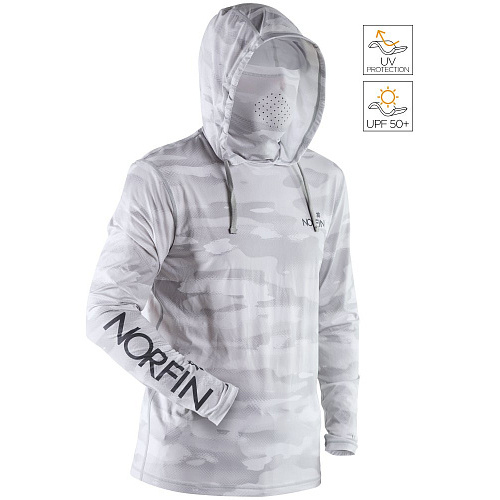 Джемпер Norfin SUN PRO GUARD HOODIE GRAY 01 р.S
