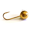 Мормышка вольфрамовая Lucky John ШАР гран. с отверстием и кембриком 030/10