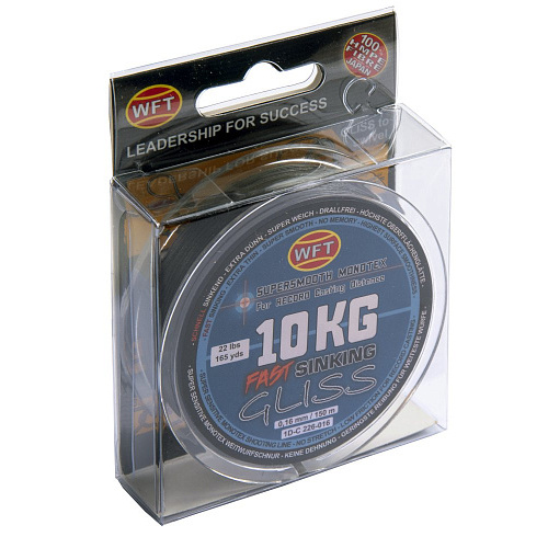 Шнур плетёный WFT KG GLISS SINKING Black 150/016