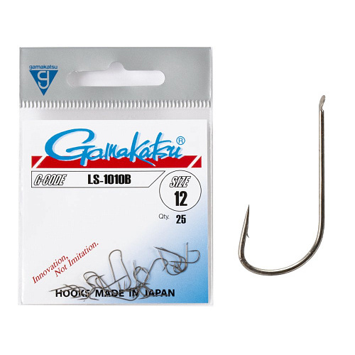 Крючки Gamakatsu LS-1010B HOOKS BRONZE разм. 12 25шт.