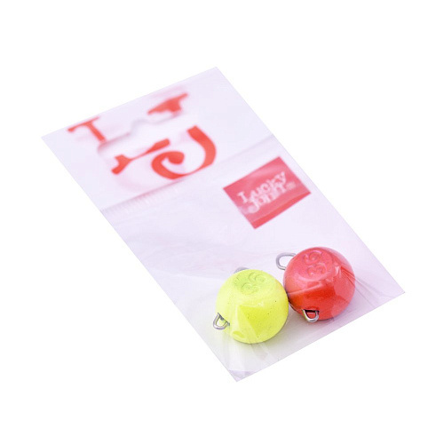 Груз-головки разборные Lucky John BALL RGY MIX1 36.0г 2шт