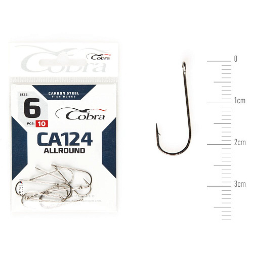 Крючки Cobra Allround ROUND сер. CA124 разм. 006 10шт.