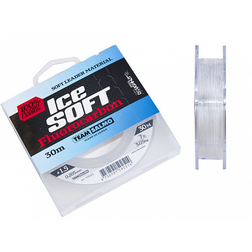 Леска монофильная Team Salmo ICE SOFT FLUOROCARBON 030/020