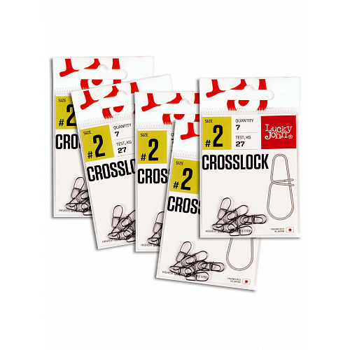 Застежки LJ Pro Series CROSSLOCK 002 5х7шт. набор